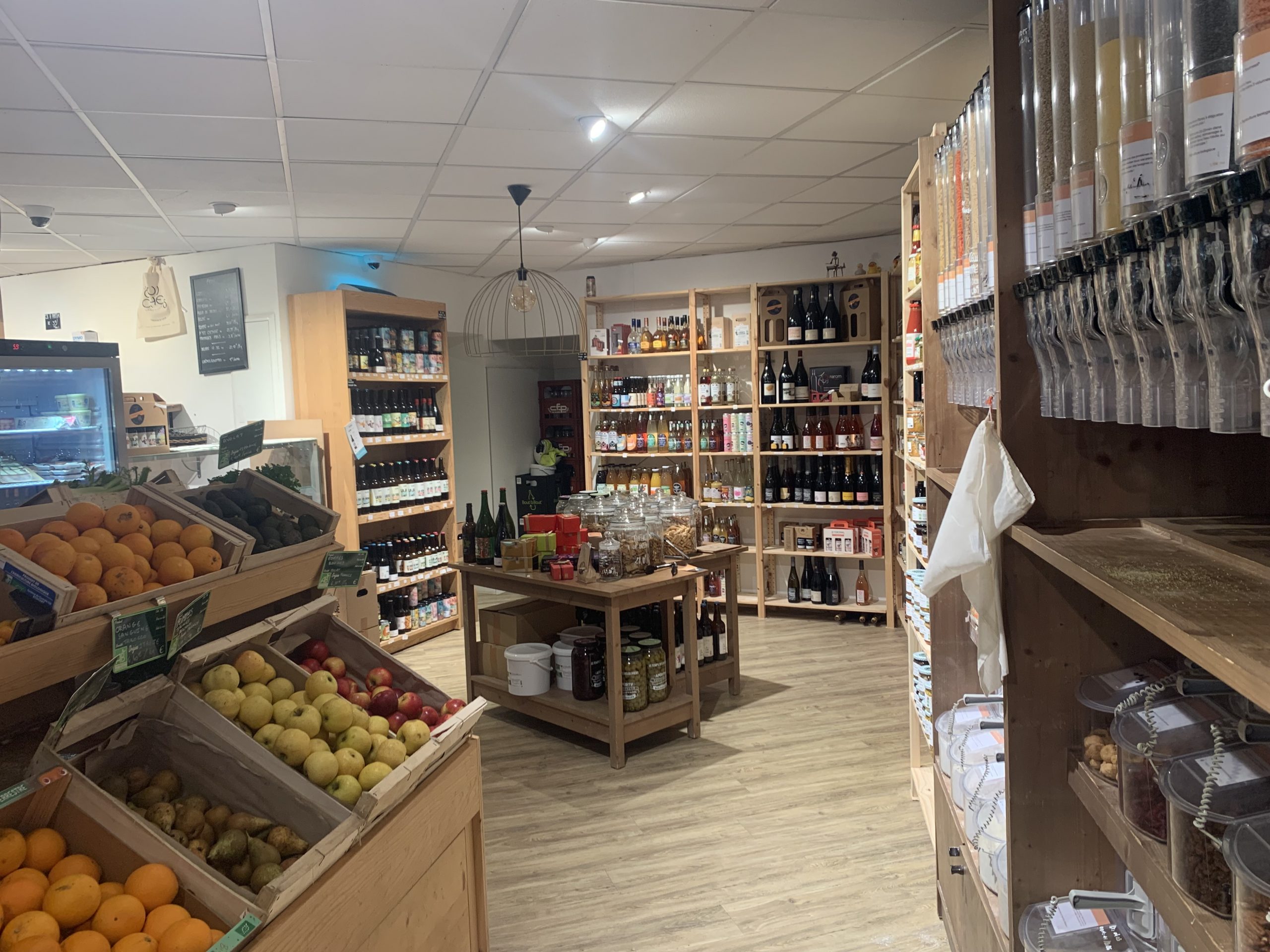 Photo d'une partie de la boutique