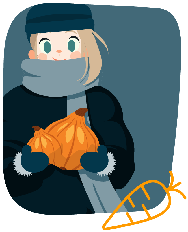 Portrait illustré de Aube des Ouiches Nantaises, épicerie éthique.